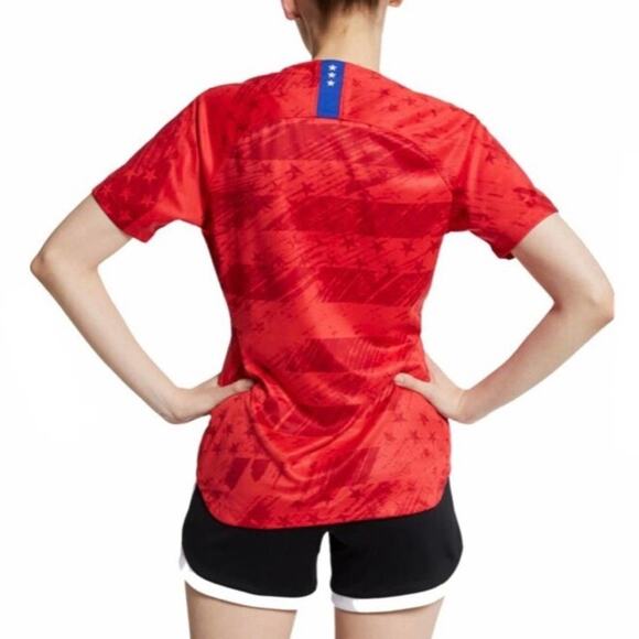 NIKE TEAM USA SOCCER Womens Small Red Jersey Shirt - Picture 5 of 9